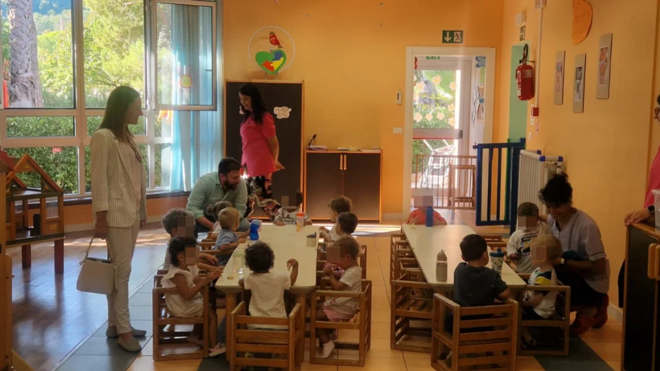Asili nido a Giulianova, il saluto dell'amministrazione ai bambini e al personale