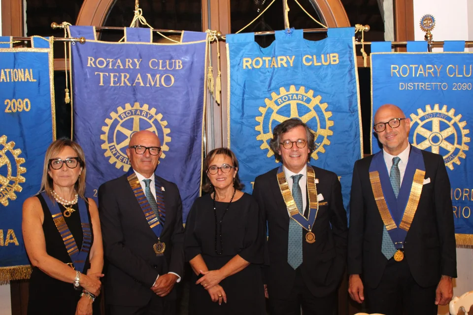 Rotary, visita ufficiale del Governatore Calai ai tre distretti teramani