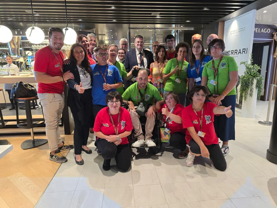 FOTO | Crociera dell’inclusione, Rurabilandia a bordo della Costa Toscana