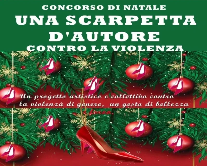 Concorso Artistico di Natale: “Una Scarpetta d’Autore” contro la violenza di genere