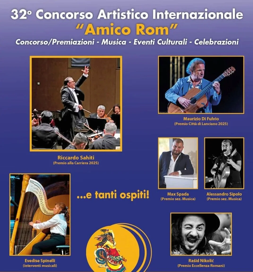 Amico Rom, entra nel vivo la manifestazione: premiazioni, musica ed eventi culturali