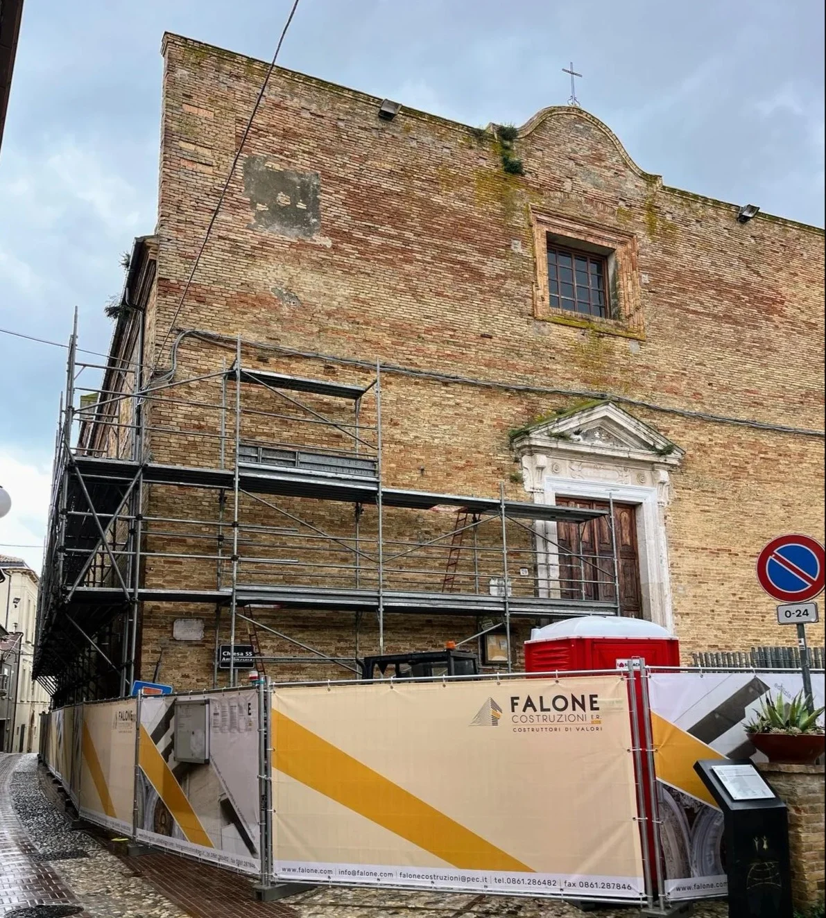 Montepagano, restauro della Chiesa della Santissima Annunziata