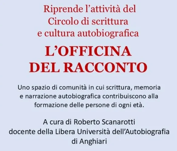 L’Officina del Racconto riprende le proprie attività
