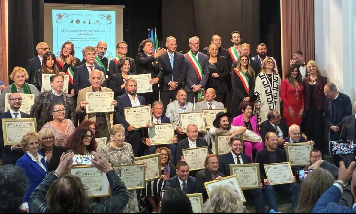 FOTO | Amico Rom, cerimonia di premiazione del 32° Concorso Artistico Internazionale