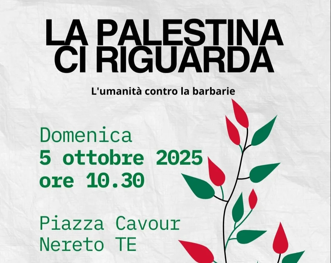 La Palestina ci riguarda, appuntamento a Nereto