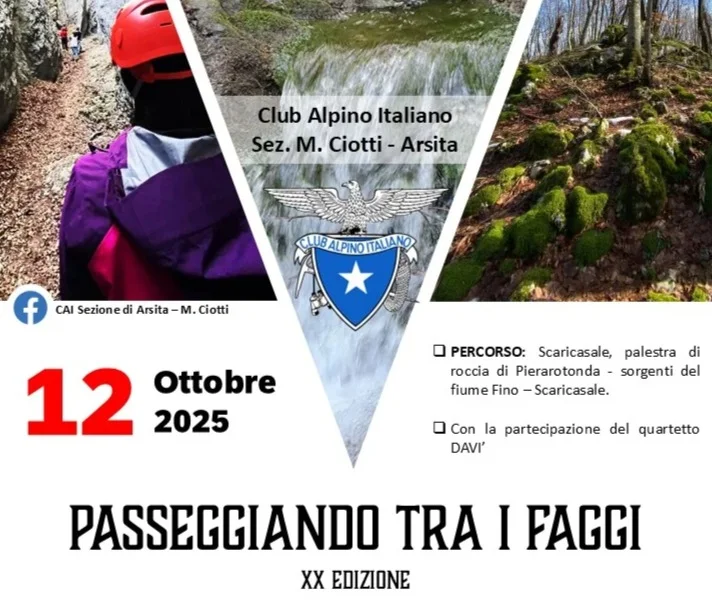 XX "Passeggiando tra i faggi", domenica ad Arsita la tradizionale escursione