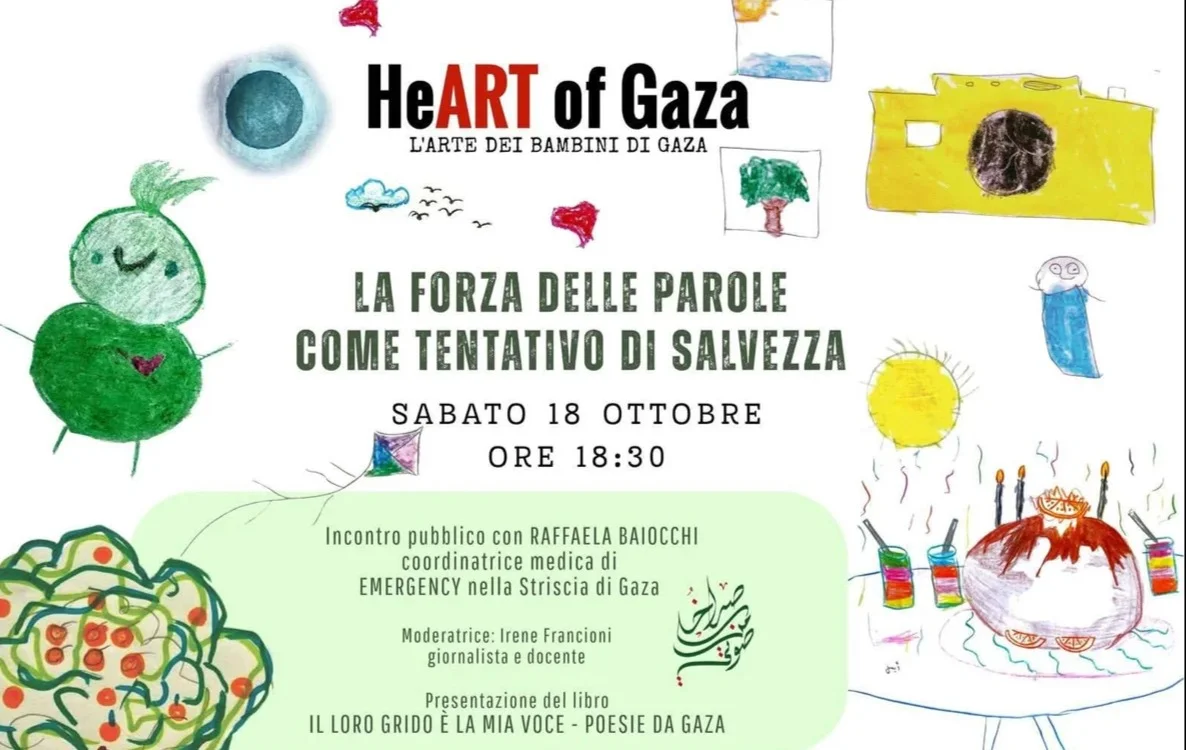 “HeART of Gaza. L’arte dei bambini di Gaza”