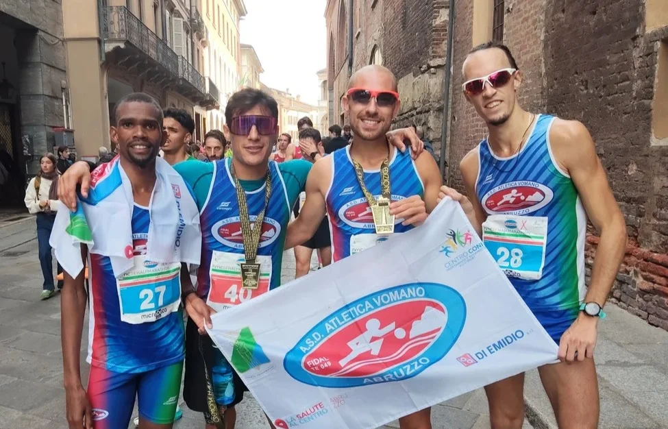 Atletica Vomano: quattro primati personali all'Half Marathon di Cremona