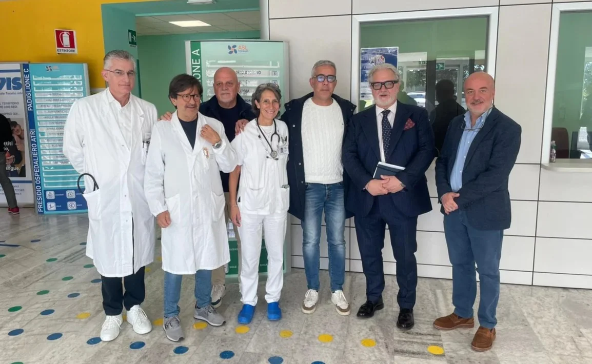 Ospedale di Atri, sopralluogo della direzione strategica della Asl