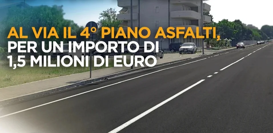 Alba Adriatica, un milione e mezzo di euro per il “quarto piano asfalti”