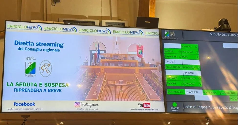 VIDEO | Regione, il Patto per l'Abruzzo abbandona l'Aula