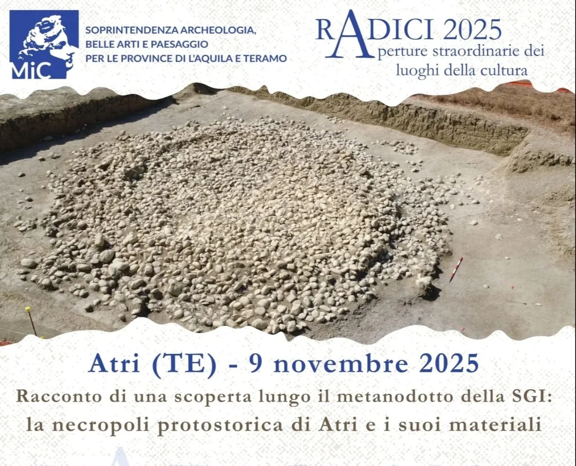 “La necropoli protostorica di Atri e i suoi materiali”, domenica la conferenza