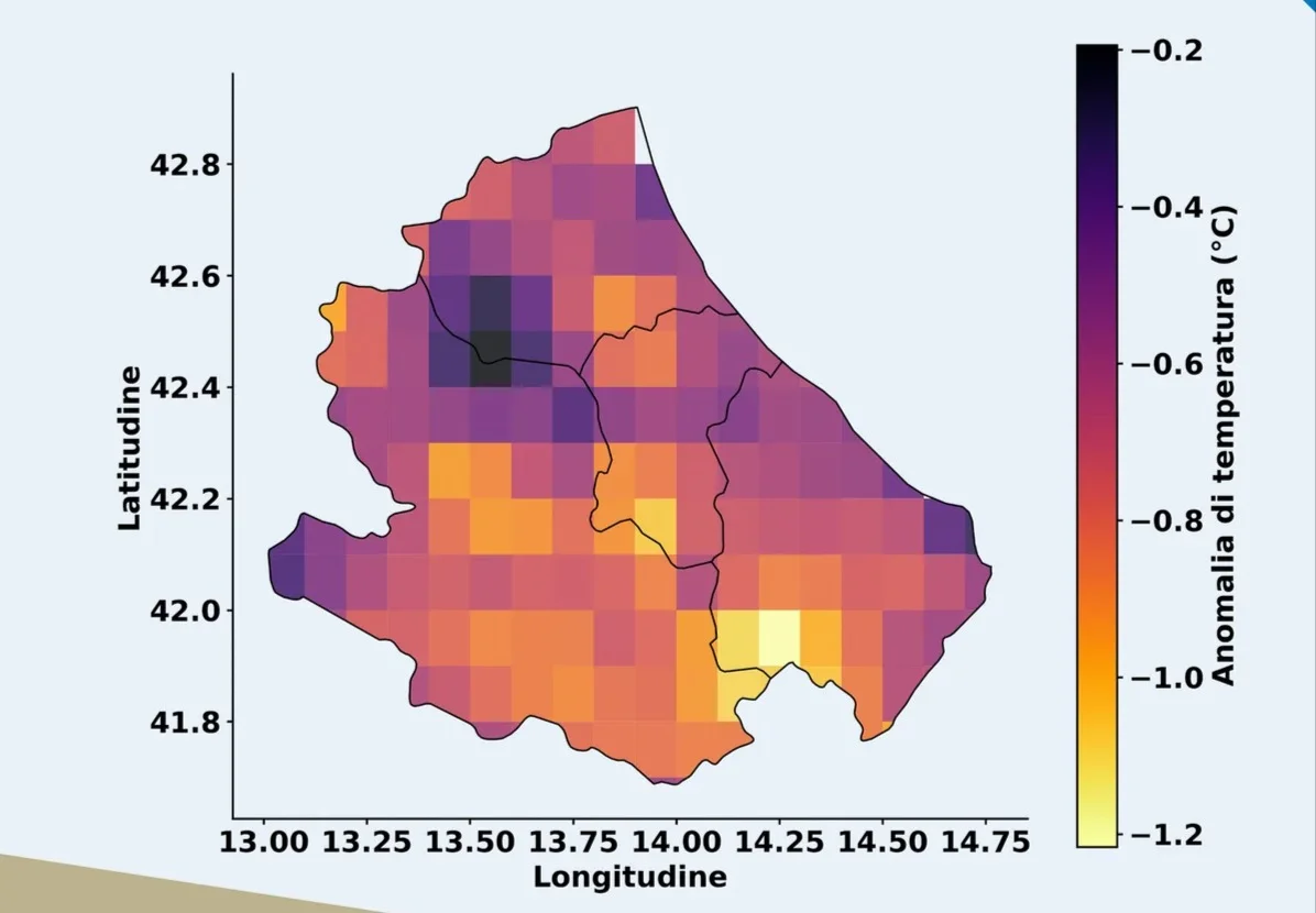 Temperature in Abruzzo, secondo OsservaTE ottobre in linea con le medie storiche