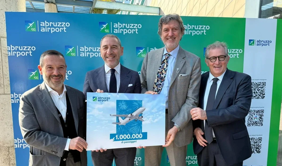 Aeroporto d'Abruzzo, Sospiri: 1 milione di passeggeri è un traguardo importantissimo