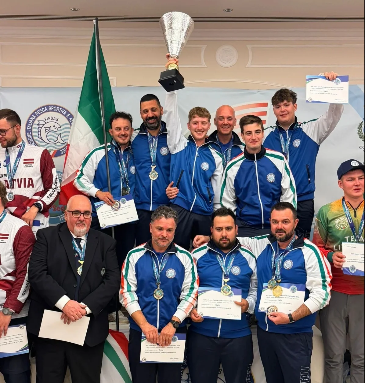 Pesca Sportiva, a Campli trionfa l’Italia con Tattini