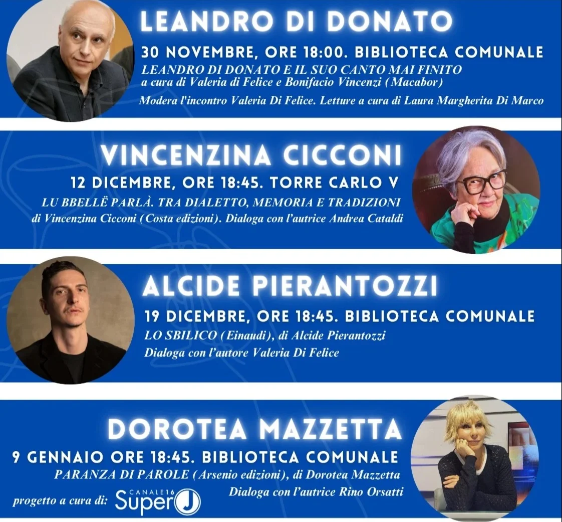 Brindisi letterari a Martinsicuro, domenica il via