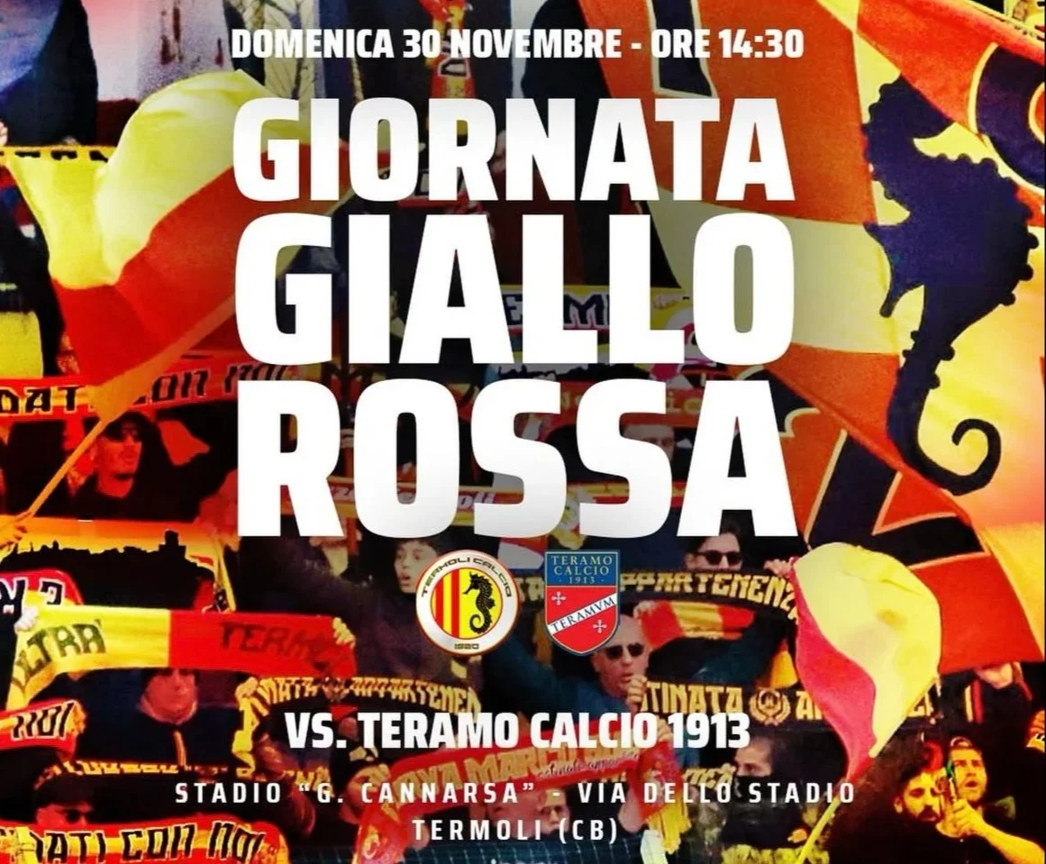 Calcio D/F, a Termoli è stata indetta la giornata giallorossa