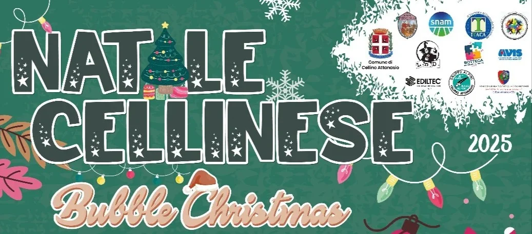 Natale Cellinese - Bubble Christmas: un mese ricco di eventi tra le vie del borgo