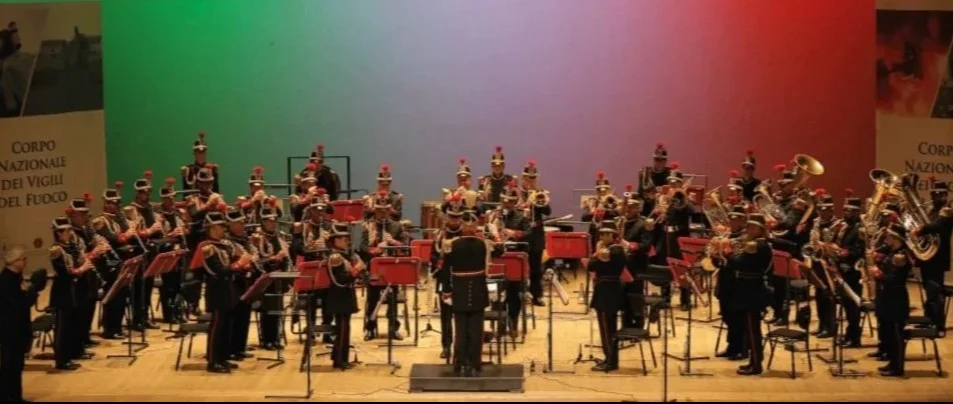 Il Natale a Sant'Omero si apre con la Banda dei Vigili del Fuoco