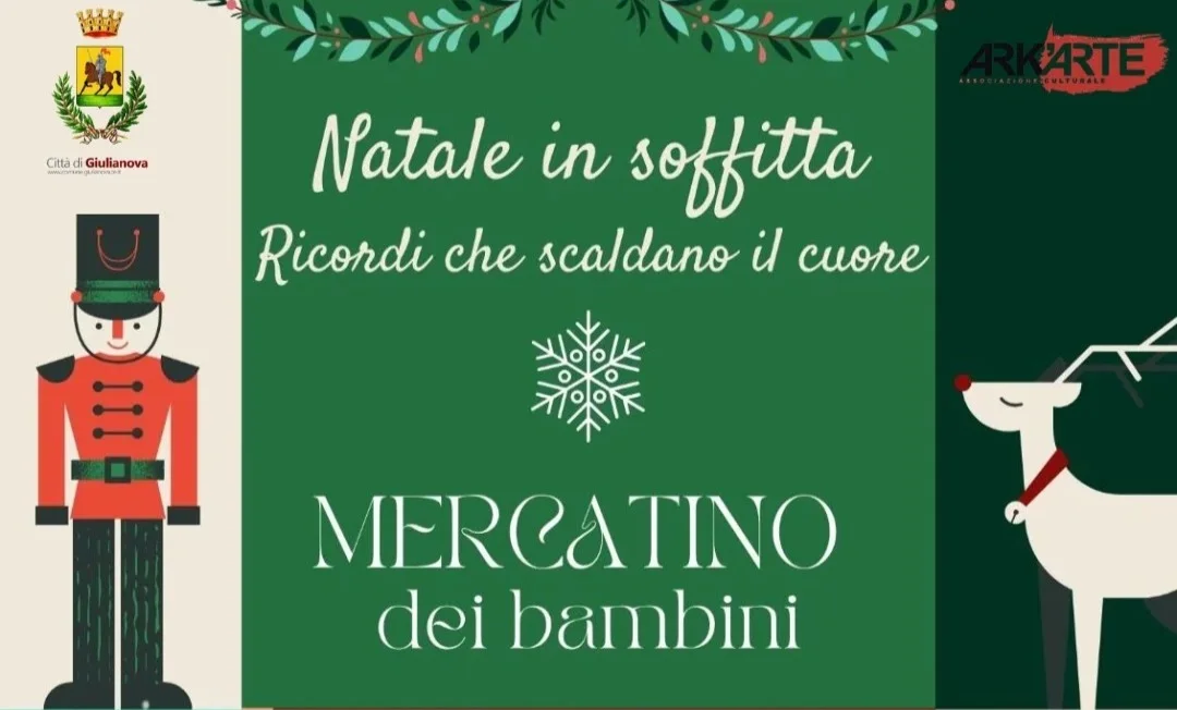 "Natale in soffitta", domenica il mercatino dei bambini in piazza Buozzi a Giulianova