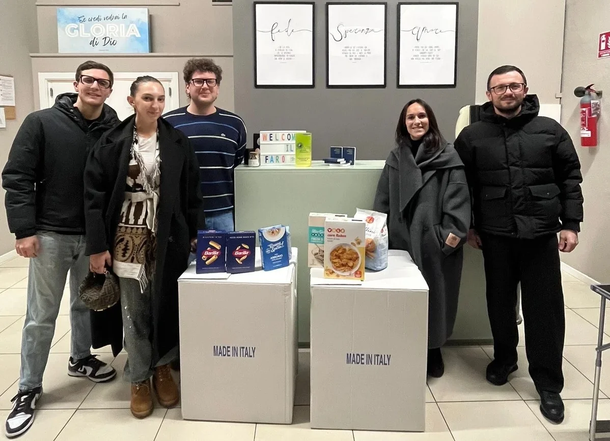 Iniziativa solidale, FI Giovani Teramo consegna 30 kg di cibo per persone in difficoltà