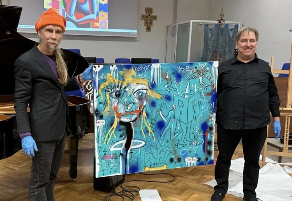 Mostra di Mark & Paul Kostabi a Civitella del Tronto