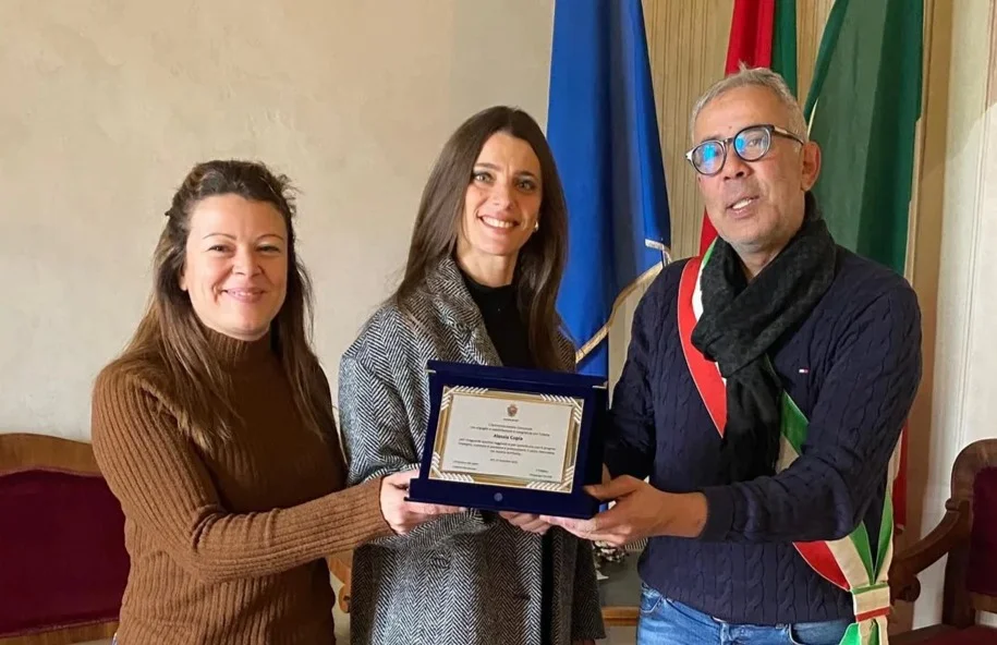 Atri rende omaggio alla calciatrice Alessia Copia