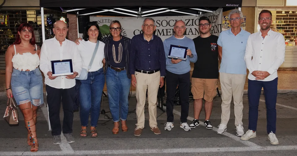 Pineto, la Festa del Commercio e dell’Artigianato premia Carlo Pigliacelli e Luciano Caduceo