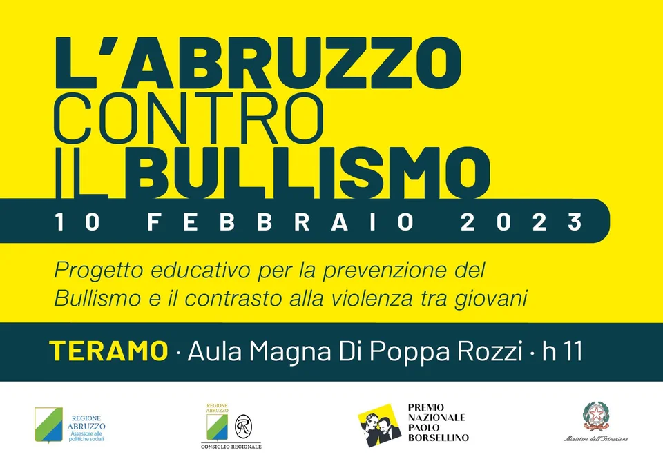 Cosa succede in città/ La scuola contro il bullismo: oggi all’Istituto “Di Poppa -Rozzi” di Teramo