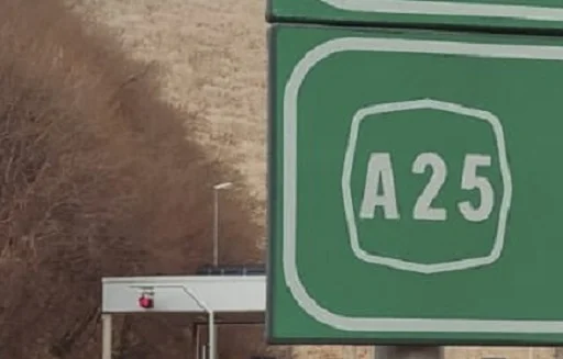 A25, chiusura notturna della rampa di uscita dello svincolo di Cocullo