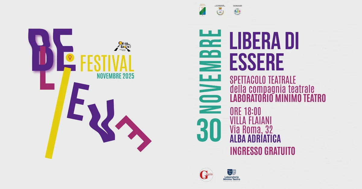 Strumenti contro la violenza, lo spettacolo “Libera di Essere” ad Alba Adriatica