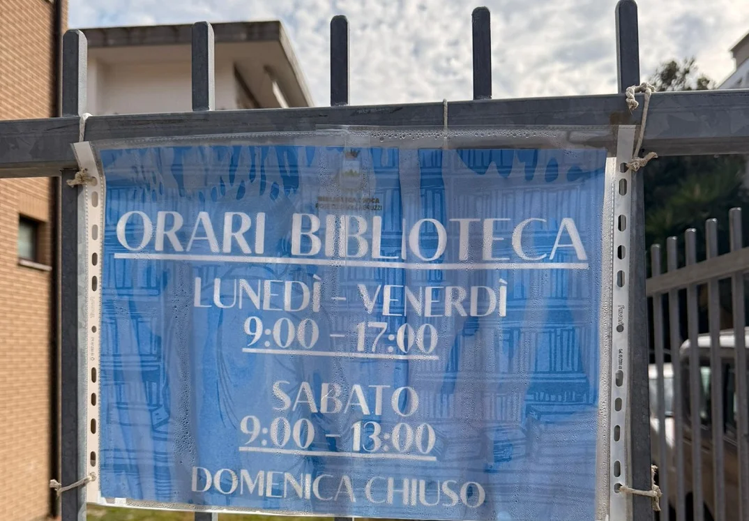 SiAmo Roseto, l'orario pomeridiano della biblioteca civica va prolungato