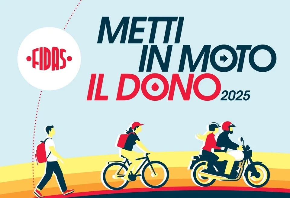 Metti in moto il dono: su due ruote o a piedi per la donazione di sangue