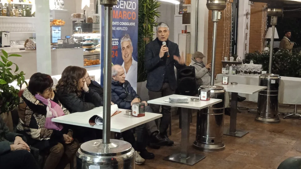 Regionali, gli appuntamenti pubblici di Vincenzo Di Marco dal 2 al 7 marzo