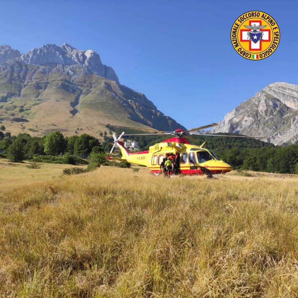 Gran Sasso, alpinista ferita durante una caduta del compagno di cordata a Pizzo Intermesoli