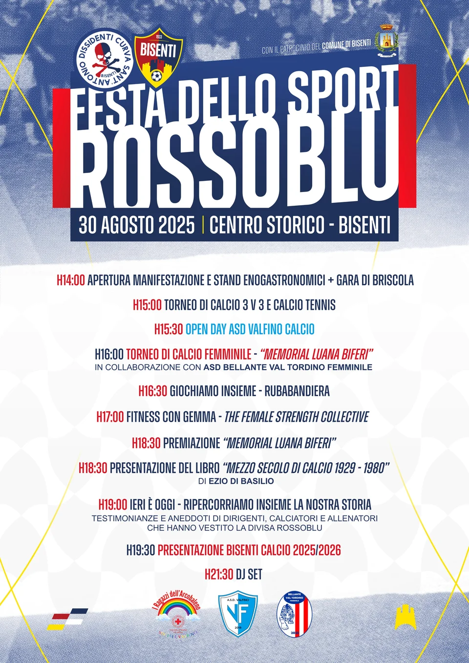 Il Bisenti Calcio organizza per sabato 30 la Festa dello sport