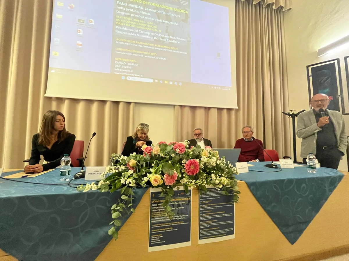 Sindrome Pans-Pandas, sensibilizzazione e consapevolezza al convegno di formazione medica a Giulianova