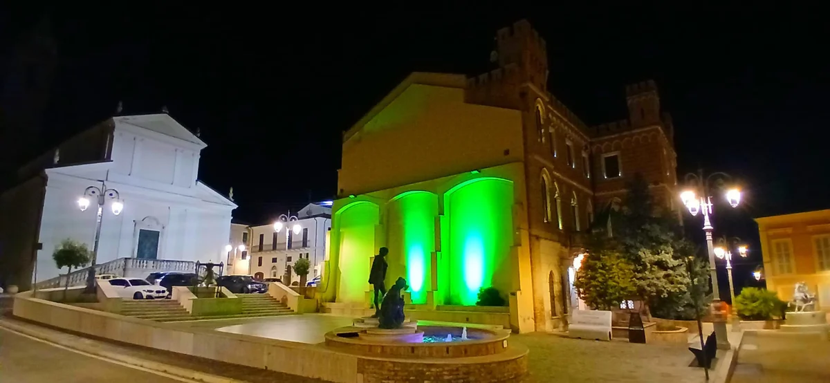 Giornata mondiale della Salute Mentale, Nereto si illumina di verde