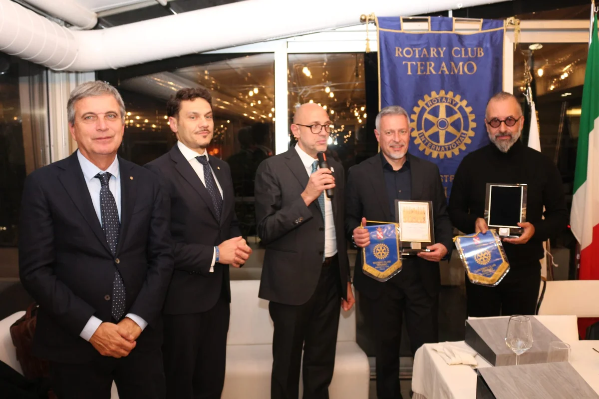 Rotary Club di Teramo, premio "Il Polittico" a Stampone e Marrocco