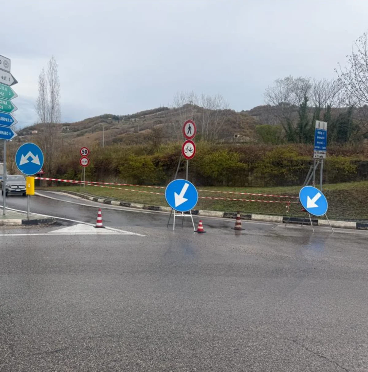 Chiuso tratto del Lotto 0 alla Cona