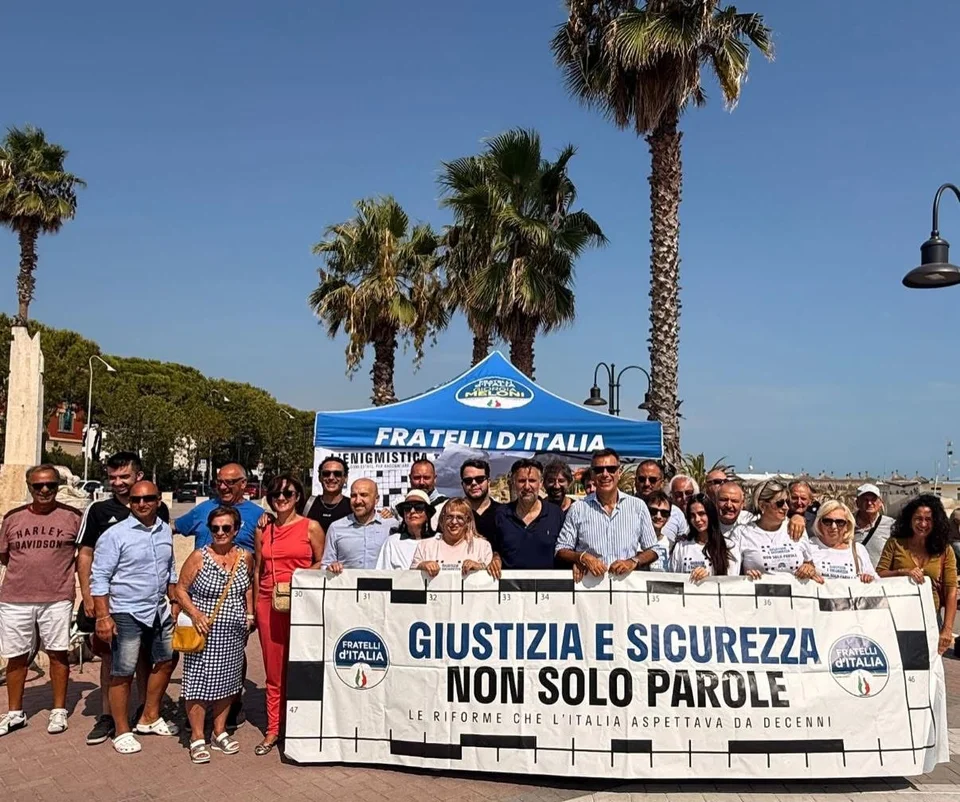 A Giulianova la seconda tappa della campagna estiva di Fratelli d’Italia sulla sicurezza