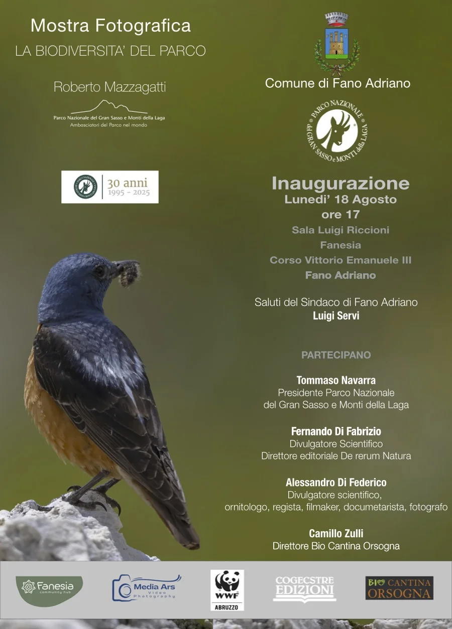 Mostra di fotografia naturalistica di Roberto Mazzagatti a Fano Adriano