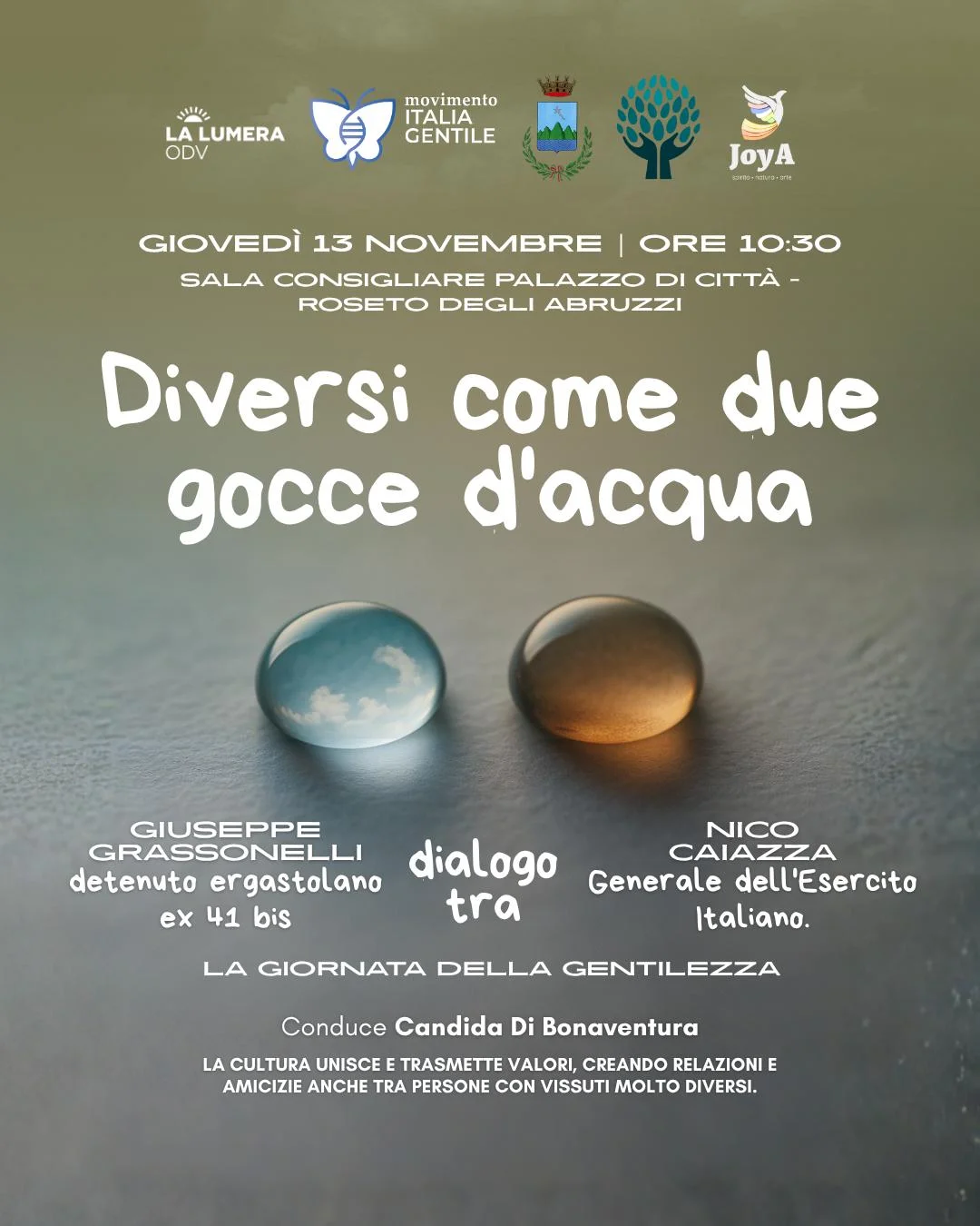 "Diversi come due gocce d'acqua”: a Roseto il confronto tra un detenuto ex 41-bis e un Ufficiale dell'Esercito