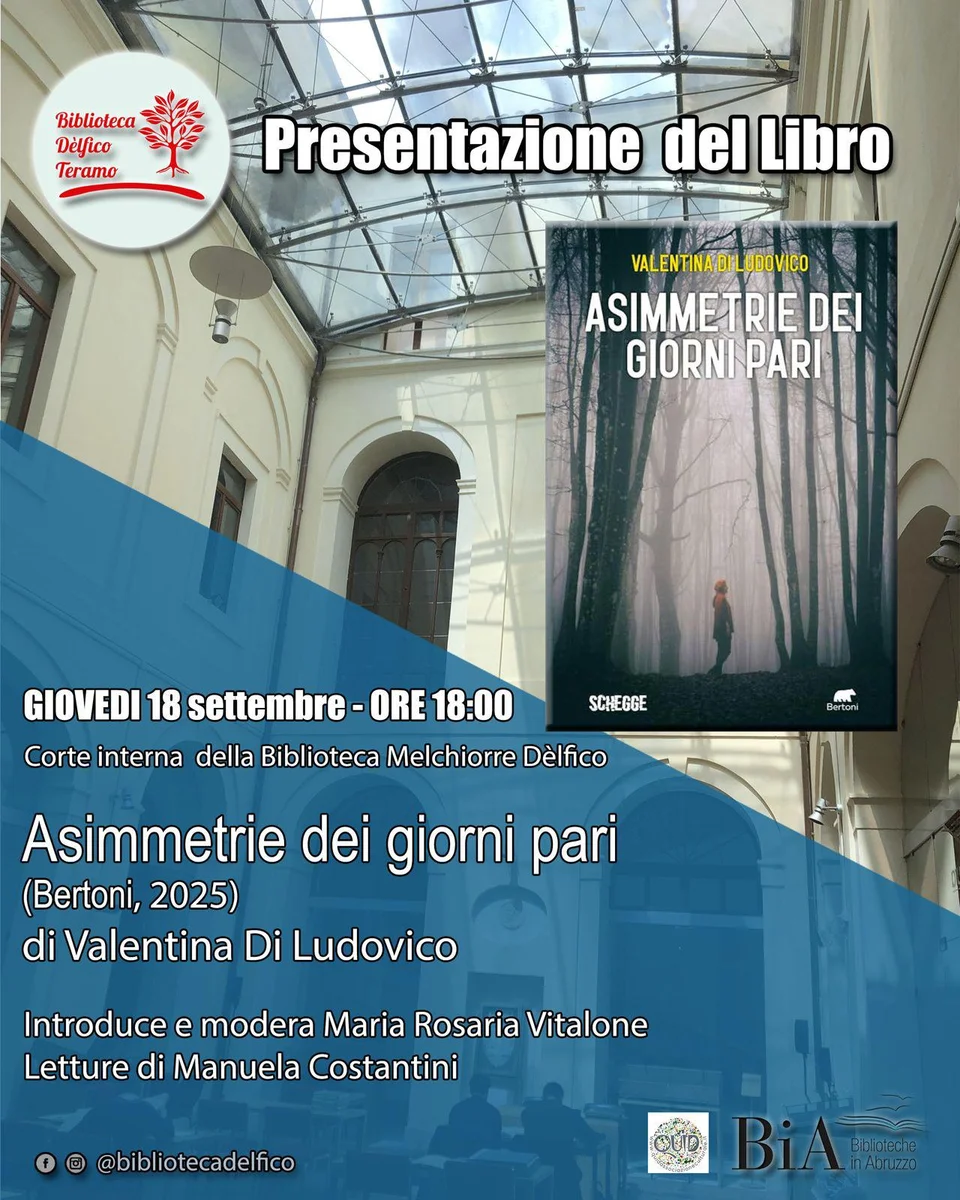 “Asimmetrie dei giorni pari” di Valentina Di Ludovico a Teramo