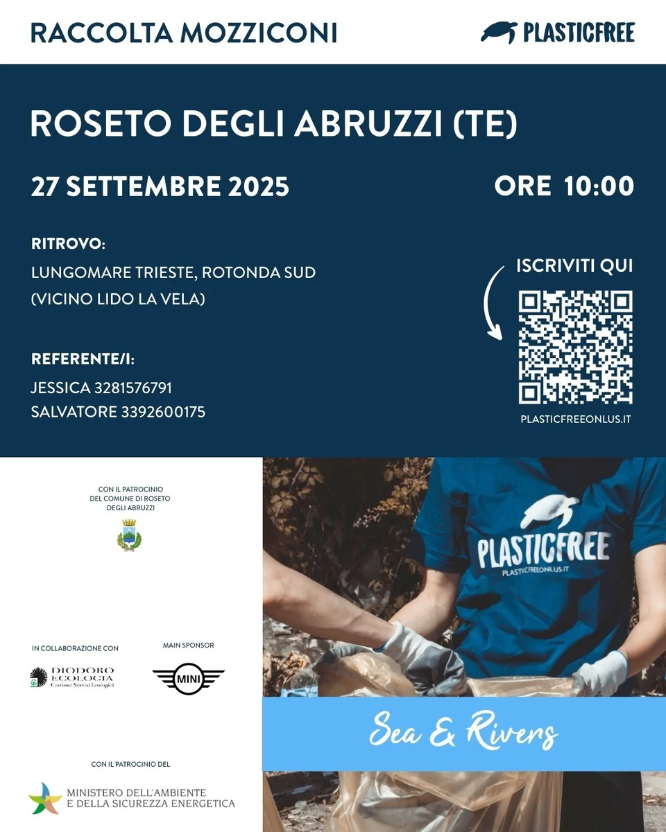 Passeggiata ecologica per pulire le spiagge di Roseto degli Abruzzi