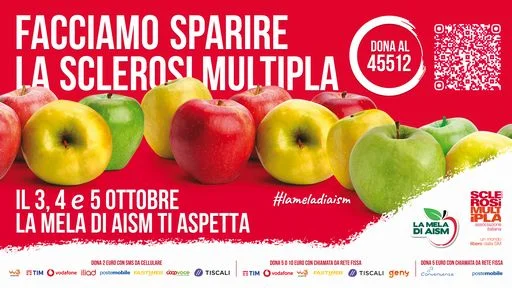 La mela di Aism, torna la campagna contro la sclerosi multipla