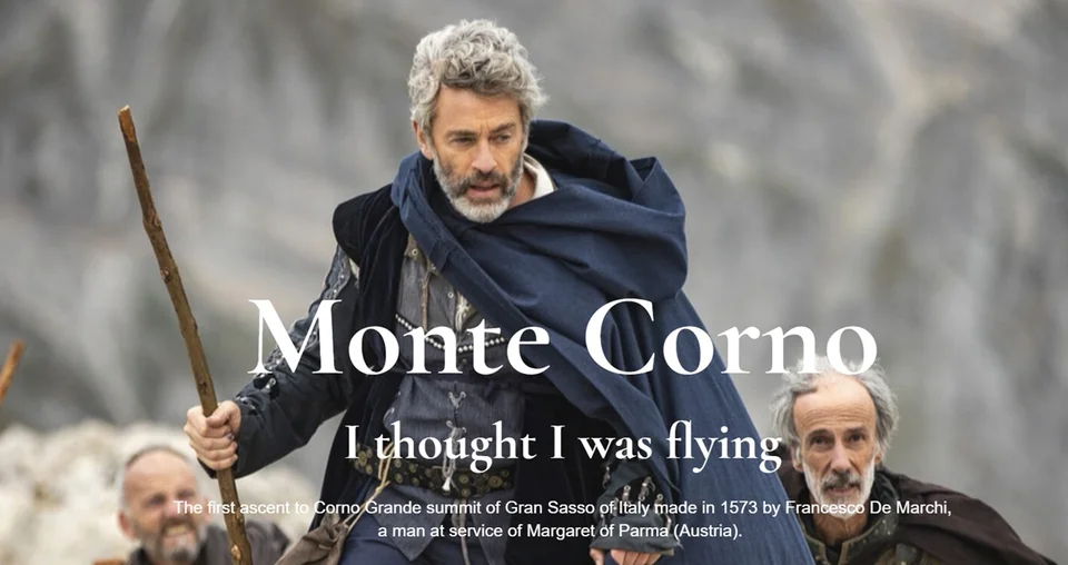 Approda in Rai "Monte Corno", il film di Cococcetta che racconta la prima ascesa al Gran Sasso
