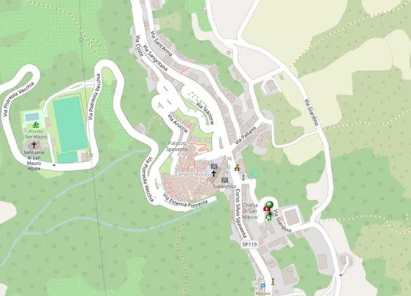 Villa Lempa e Castel Castagna nella OpenStreetMap sui borghi nascosti