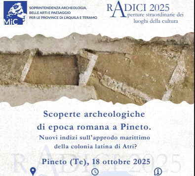 Scoperta Necropoli pre romana a Pineto: open day con visite guidate