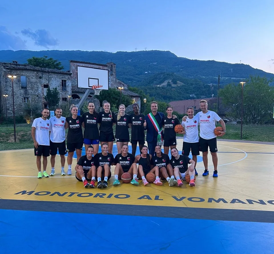 FOTO | Montorio Al Vomano ospita il ritiro precampionato delle Panthers Roseto
